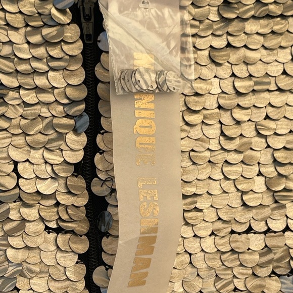 Monique Leshman Sequin Lolita BomberJacket & Skirt Two Piece Set Y2K Deadstock - Picture 13 of 15